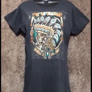 Affliction top super cute